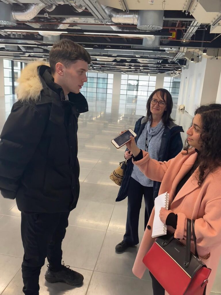 wood wharf construction visit