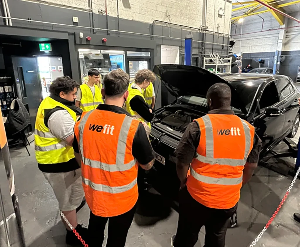halfords auto centre trip newhaven school