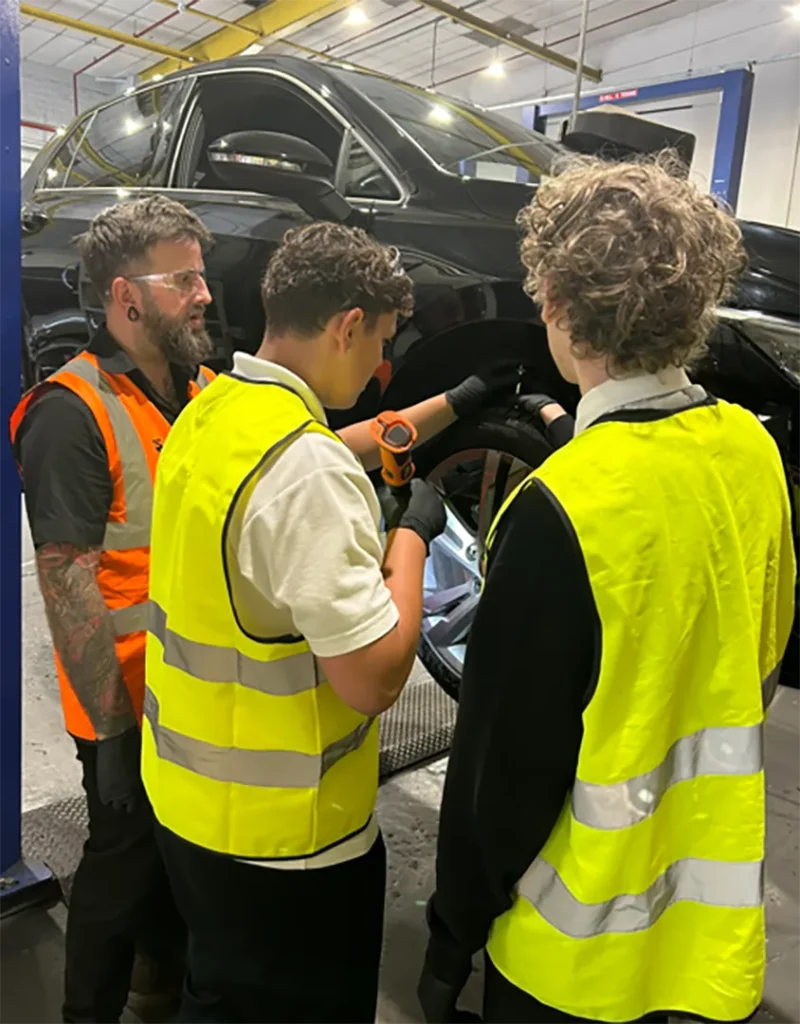halfords auto centre trip newhaven school