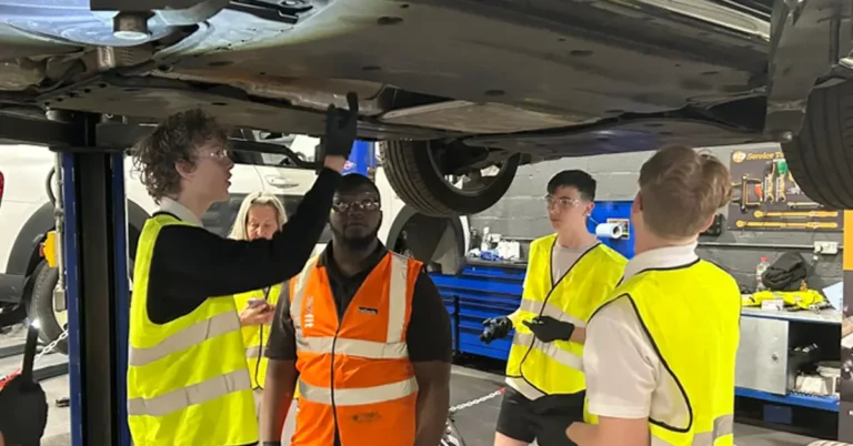 halfords auto centre trip newhaven school