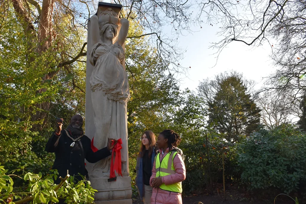 southwark park caryatids newhaven school